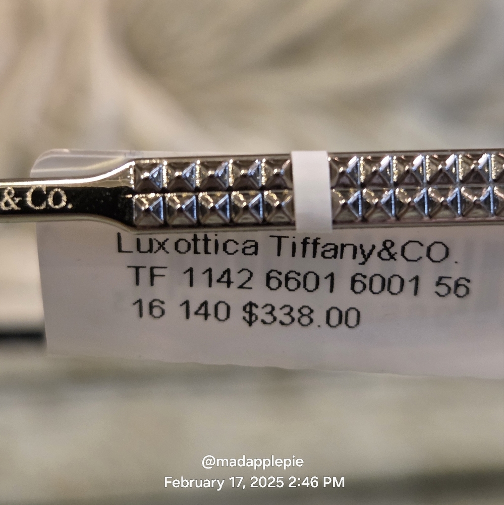 Tiffany & Co. Eyeglass Frames Only Designer Luxury Celebrity #161 - Picture 13 of 15